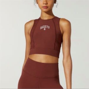 Lululemon x Barry’s workout outfit set in maroon